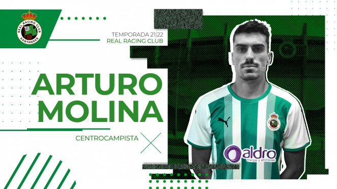 Arturo Molina refuerza la plantilla racinguista para la segunda vuelta del curso 2021/22 | Racing