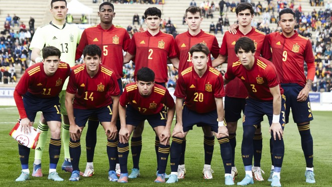 El racinguista Pablo Torre participa en los tres goles marcados por la Selección Española Sub-19 a Dinamarca (3-3) | Racing