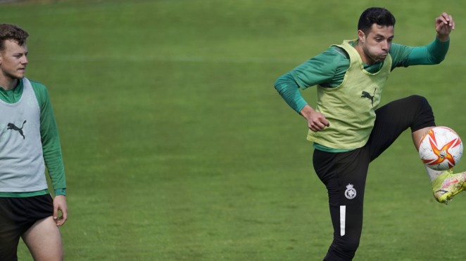 El Racing prepara en el campo Santi Gutiérrez Calle su partido ante el Rayo Majadahonda | Racing