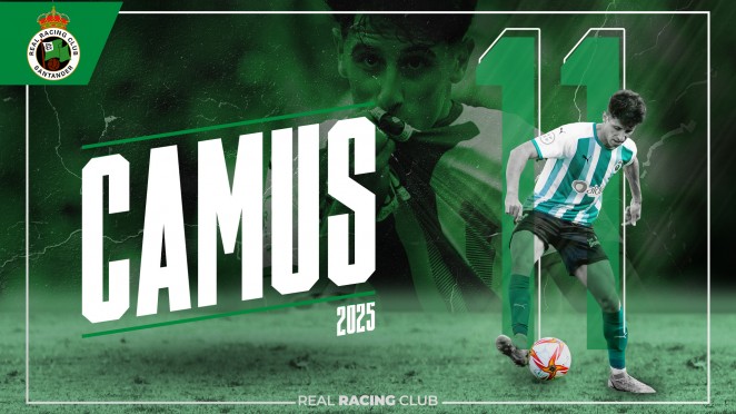 El Racing renueva a Marco Camus hasta el 30 de junio de 2025 | Racing