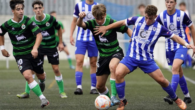 El Juvenil B racinguista despide el curso como campeón del Grupo XVII ante  el Club Deportivo Tropezón, Real Racing Club