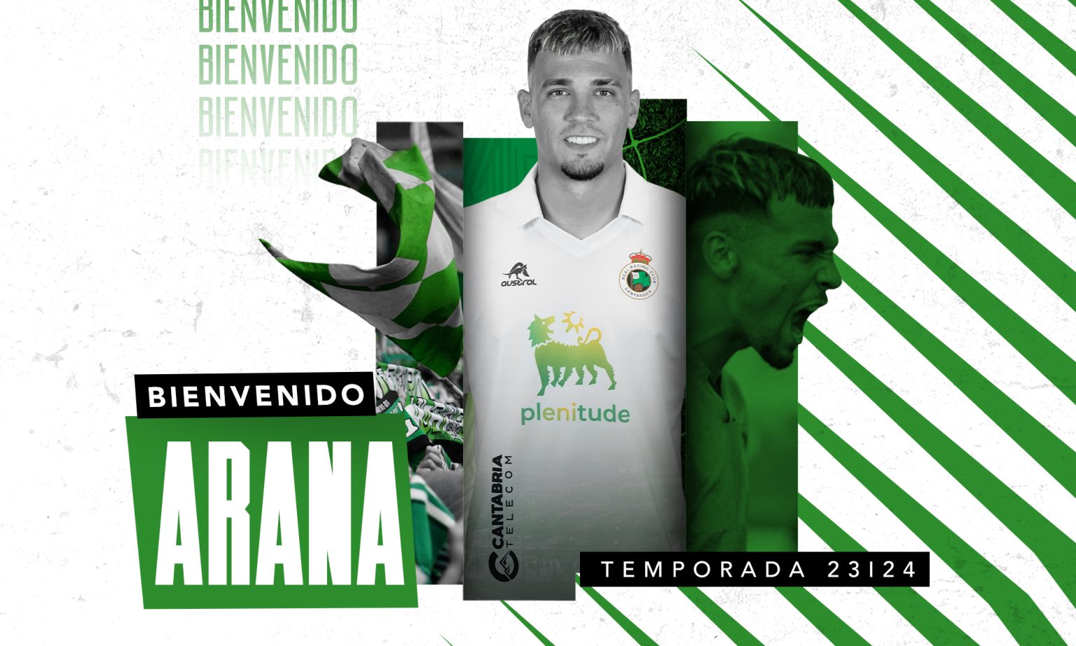 Juan Carlos Arana refuerza la delantera del Racing 2023/24 | Real Racing Club