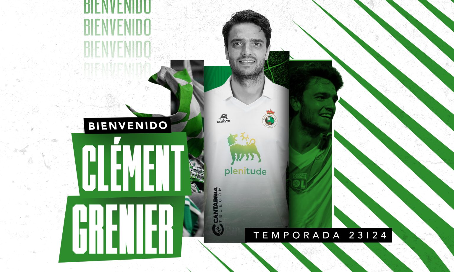 El centrocampista Clément Grenier se incorpora a la plantilla del Racing 2023/24 | Real Racing Club