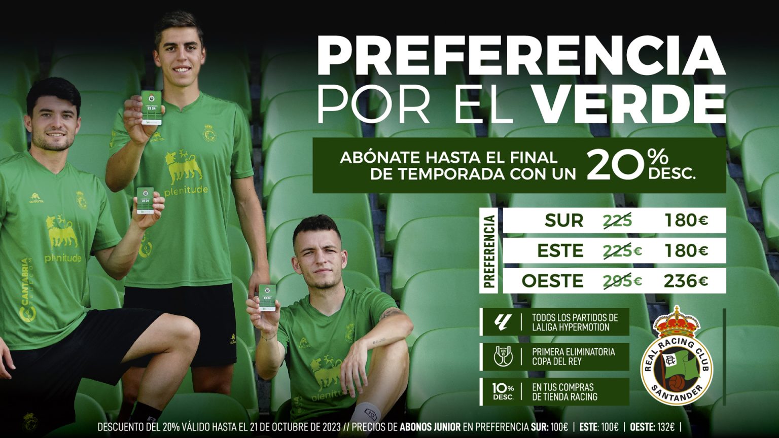 Preferencia por el verde | Real Racing Club