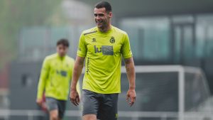 El Racing realiza su segundo entrenamiento de cara a su visita al Alfonso Murube