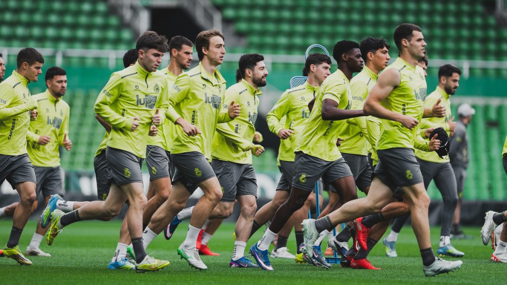El Racing desarrolla en El Sardinero el tercer entrenamiento de cara al duelo de Butarque