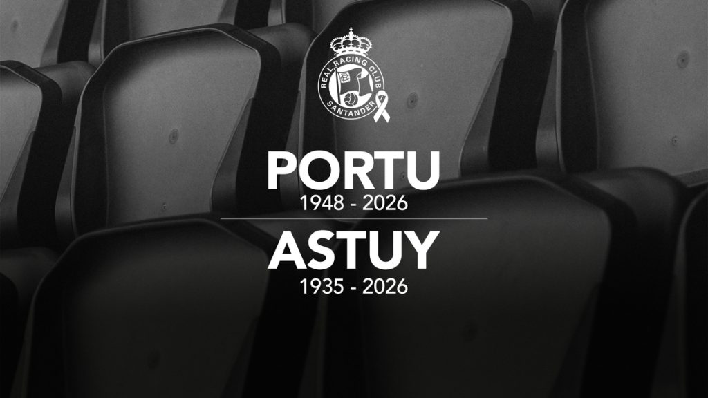 El Real Racing Club muestra su pesar por el fallecimiento de sus exfutbolistas Portu y Astuy