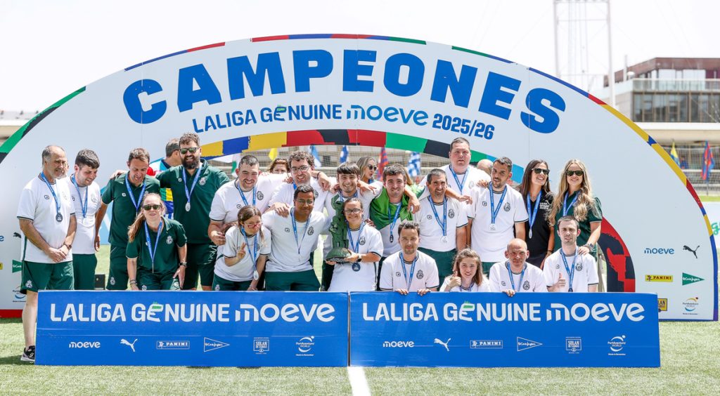 El Racing se proclama campeón de Fair Play de LaLiga Genuine 2025/26