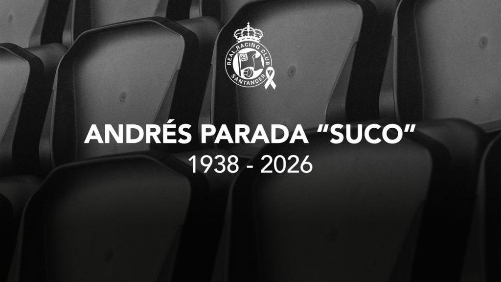 El Racing lamenta el fallecimiento de su exfutbolista Andrés Parada ‘Suco’